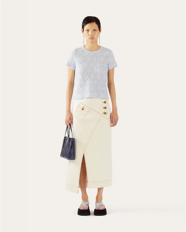 Exclusive Savings Adina T-shirt Lace Floral Blue