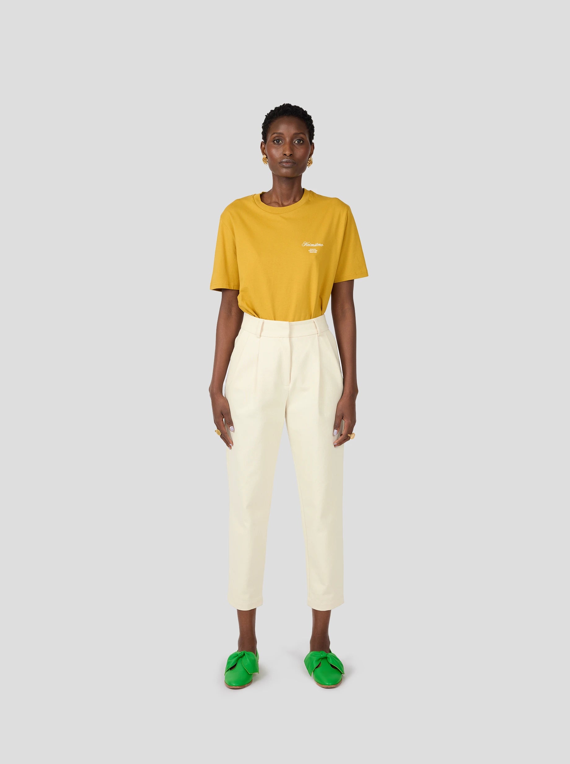 Early Access Collectible Unisex T-Shirt - Tobacco with Off-White Heimstone Logo HLD