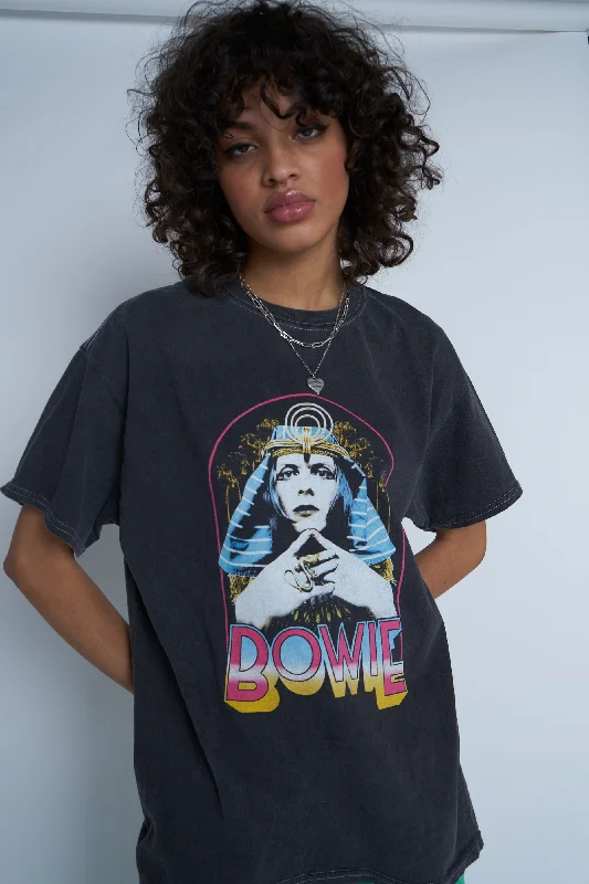 Special Buy Daisy Street Licensed Relaxed T-Shirt With Bowie Print