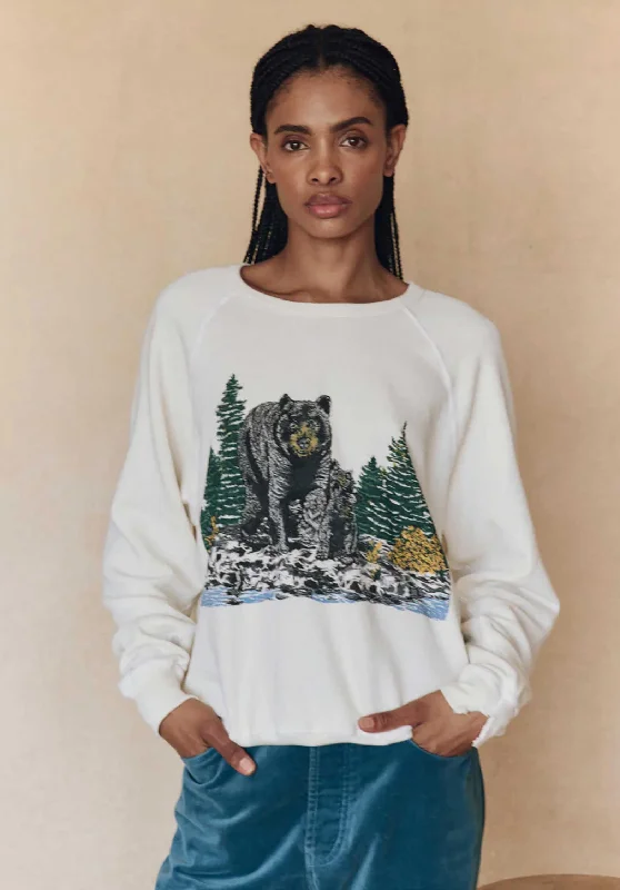 Your Weekend, Your Savings Sweatshirt T108085bb College Black Be Washed-White