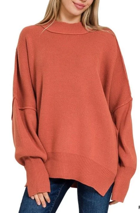 Limited Stock Side Slit Oversized Sweater
