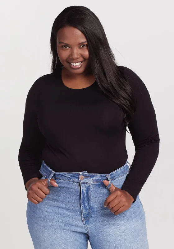 Don't Wait Sophia Bodysuit - Black