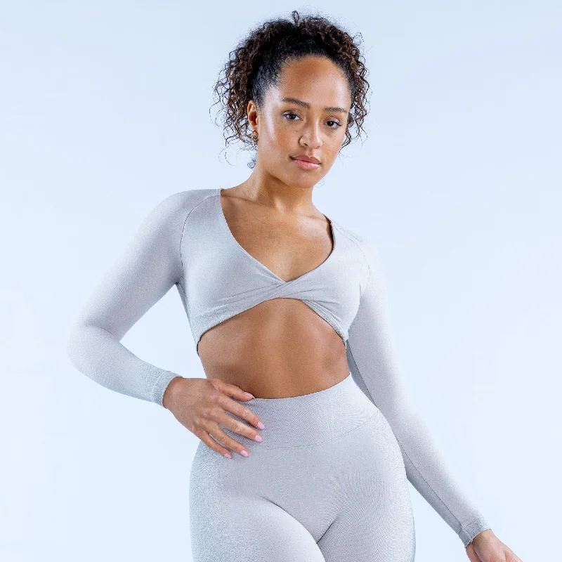 Act Now Ignite Twist Front Crop Top