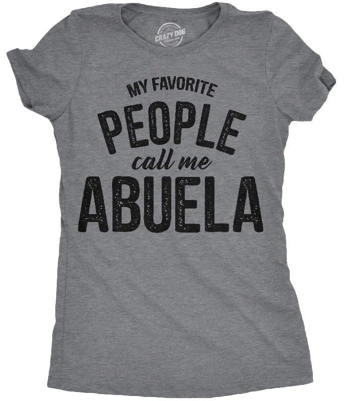 Weekend Offers That Impress My Favorite People Call Me Abuela Women's T Shirt