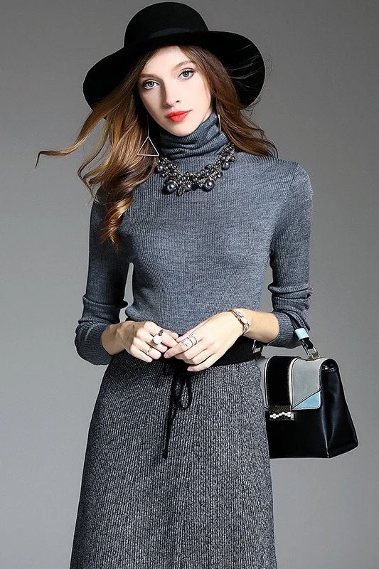 Super Savings High Neck Wool Sweater