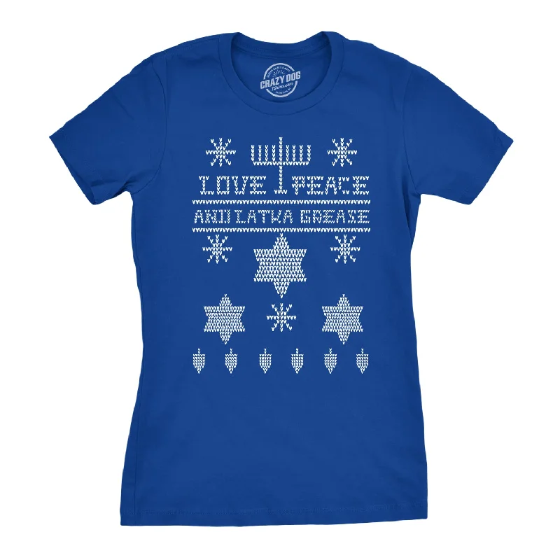 Weekend Specials to Celebrate Ugly Hanukkah Sweater Women's T Shirt