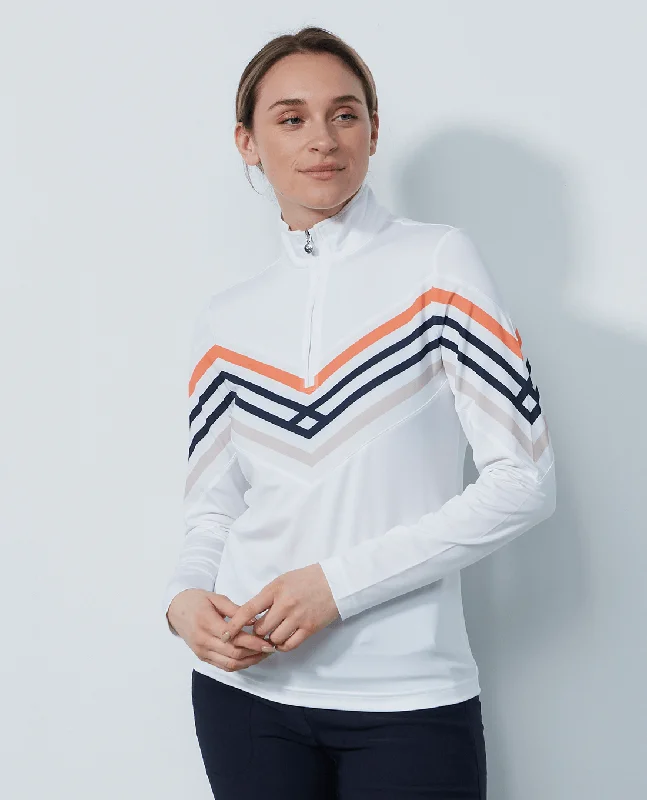 Weekend Savings Extravaganza DAILY SPORTS Halifax Half Neck Polo 221 White