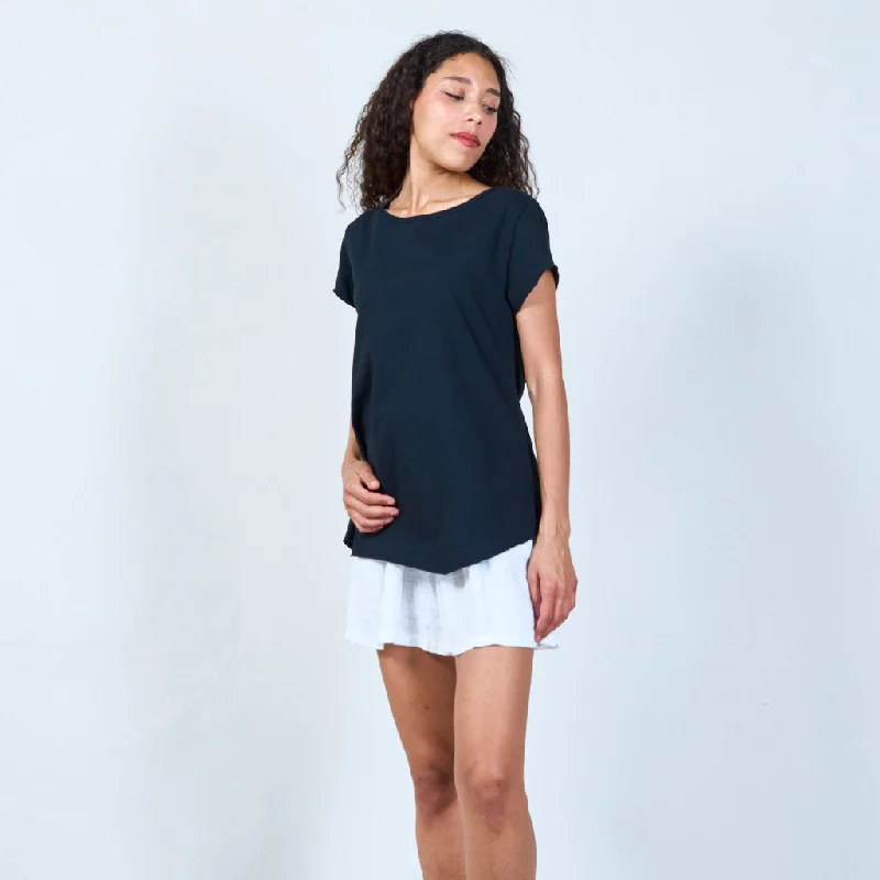 Price Rollback Classic solid color t-shirt wholesale