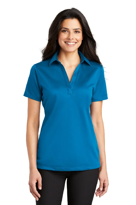 Weekend Deals to Make You Happy Port Authority Womens Silk Touch Performance Moisture Wicking Short Sleeve Polo Shirt - Brilliant Blue Weekend Deals to Make You Happy Port Authority Womens Silk Touch Performance Moisture Wicking Short Sleeve Polo Shirt - Brilliant Blue