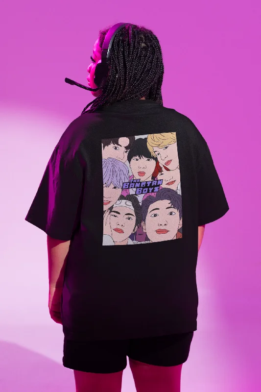 Special Price The Bangtan Boys-(Double Sided Print):  BTS - Half Sleeve T-Shirts.