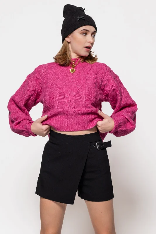 Weekend Deals to Make You Happy Steve Madden Marcie Cableknit Sweater