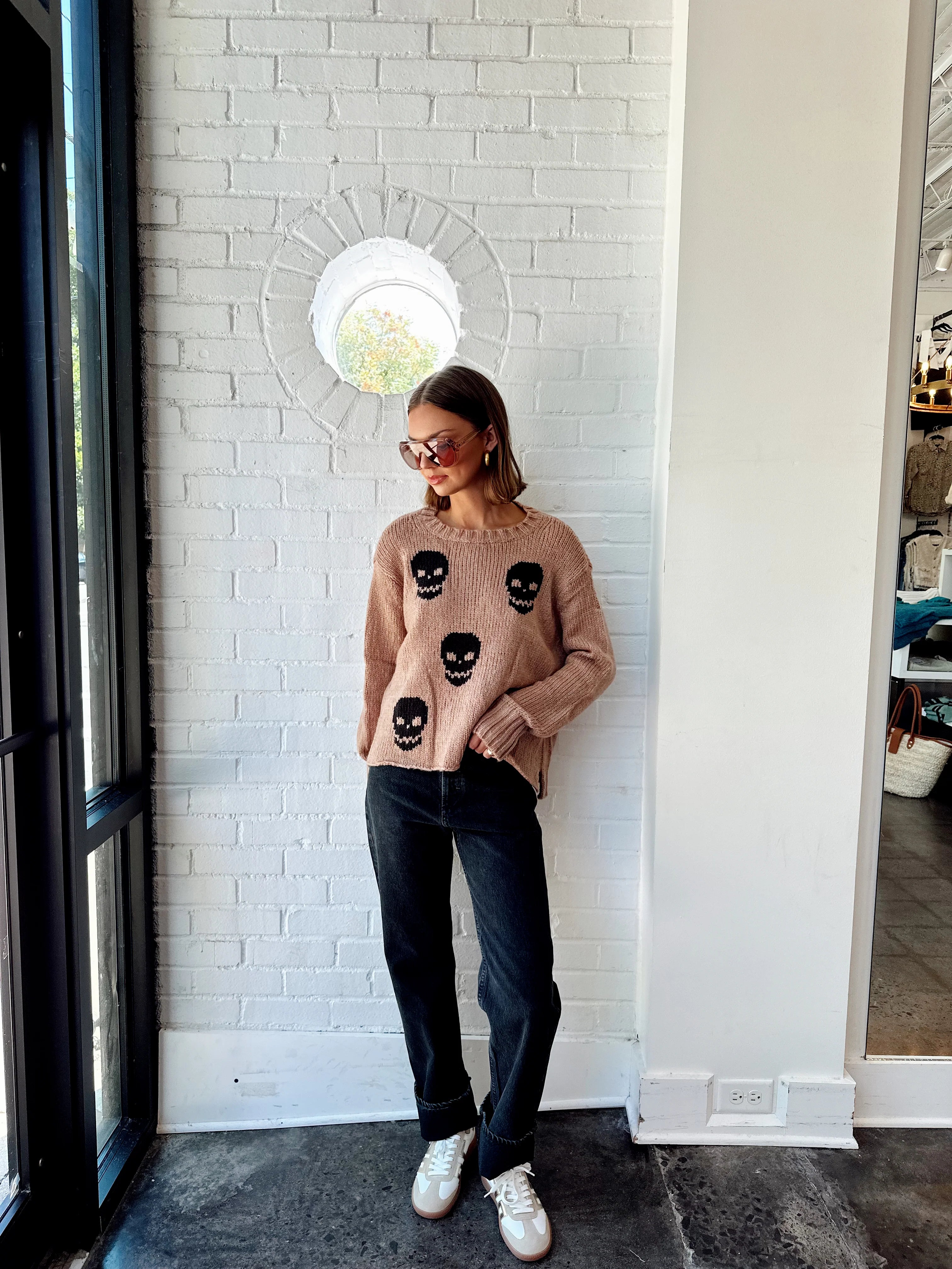 Super Sale MULTIPLE SKULLS CREW