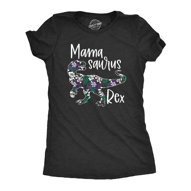 Final Clearance Mamasaurus Rex Floral Women's T Shirt