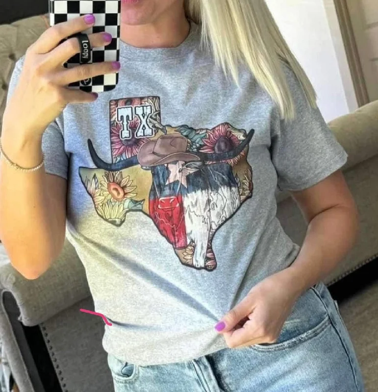 Weekend Special TX State Longhorn Graphic T-shirt
