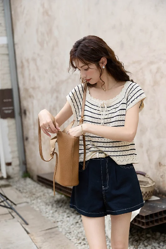 Make Your Weekend Count with Savings Knit T-shirt for Women