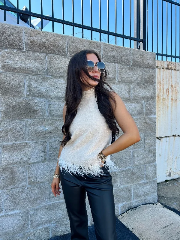 Weekend Offers That Shine QUINN LUREX TURTLENECK