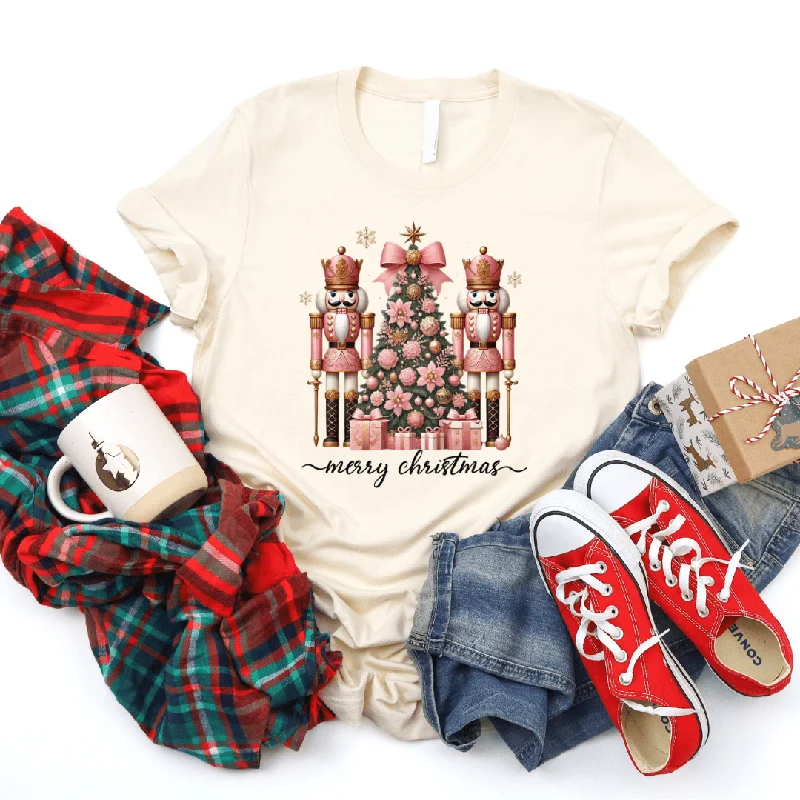 Bonus Savings Nutcracker Christmas Tree Graphic Tee