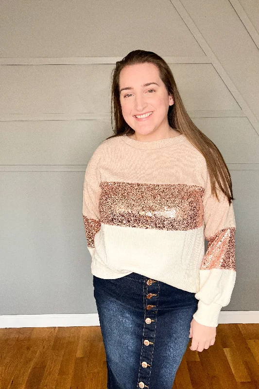 Final Clearance Verona Sequin Sweater