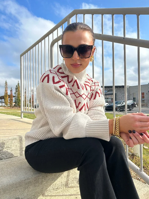 Weekend Discounts to Enjoy MARCIE FAIR ISLE YOKE KNIT