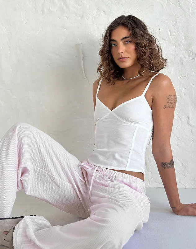 Deal Explosion Rey Cami Top in Ivory
