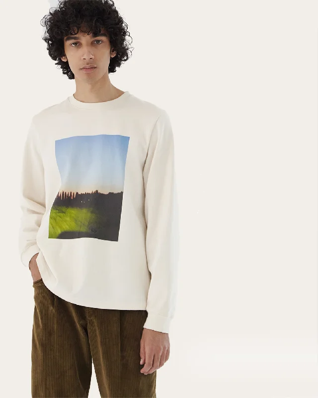 Year-End Clearance Kieran Top Organic Heavyweight Cotton Jersey Ivory