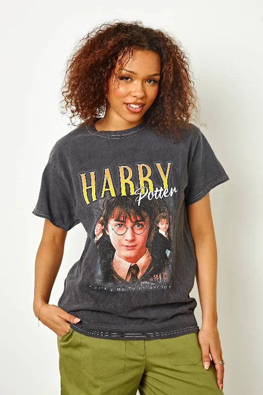 Your Weekend, Your Savings Daisy Street Licensed Relaxed T-Shirt With Harry Potter Print
