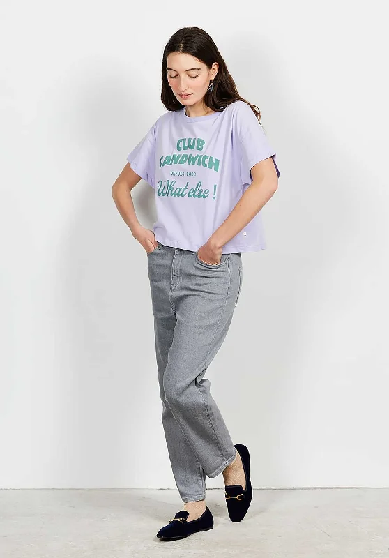 Clearance Sale Tshirt Wt07 Club Sandwish Lilas-216