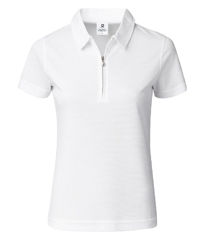 Weekend Discounts to Enjoy DAILY SPORTS Peoria Short Sleeve Polo 151 White