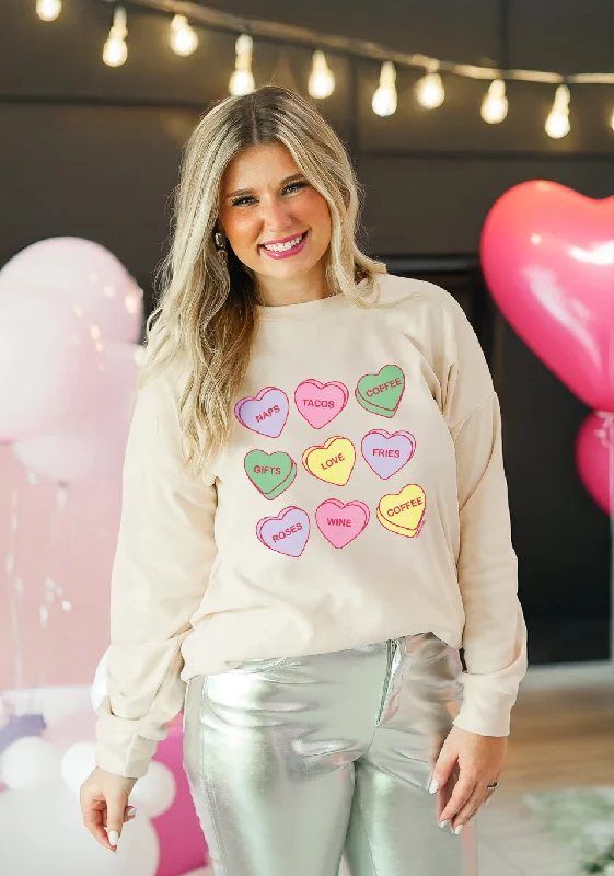 Unbeatable Prices My Favorite Things Micro Fleece Crewneck, Ivory