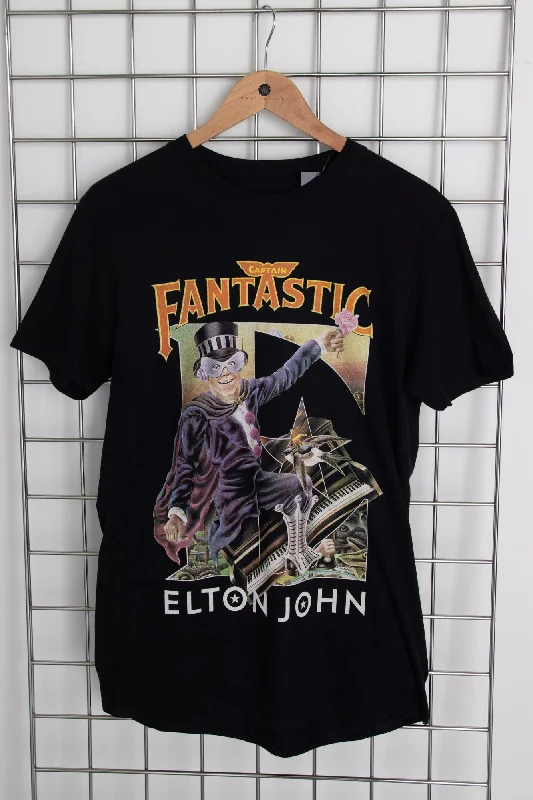The Best Prices Daisy Street Licensed Relaxed T-Shirt With Elton John 'Captain Fantastic' Print