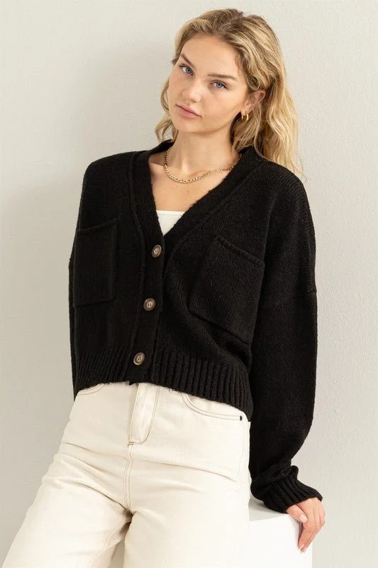 Make Your Weekend Count with Savings Cropped Cardigan Sweater