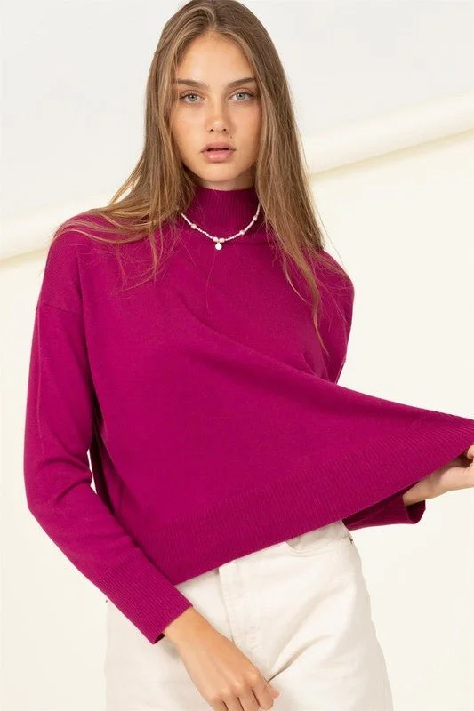 Daily Specials Warm Personality High-Neckline Sweater