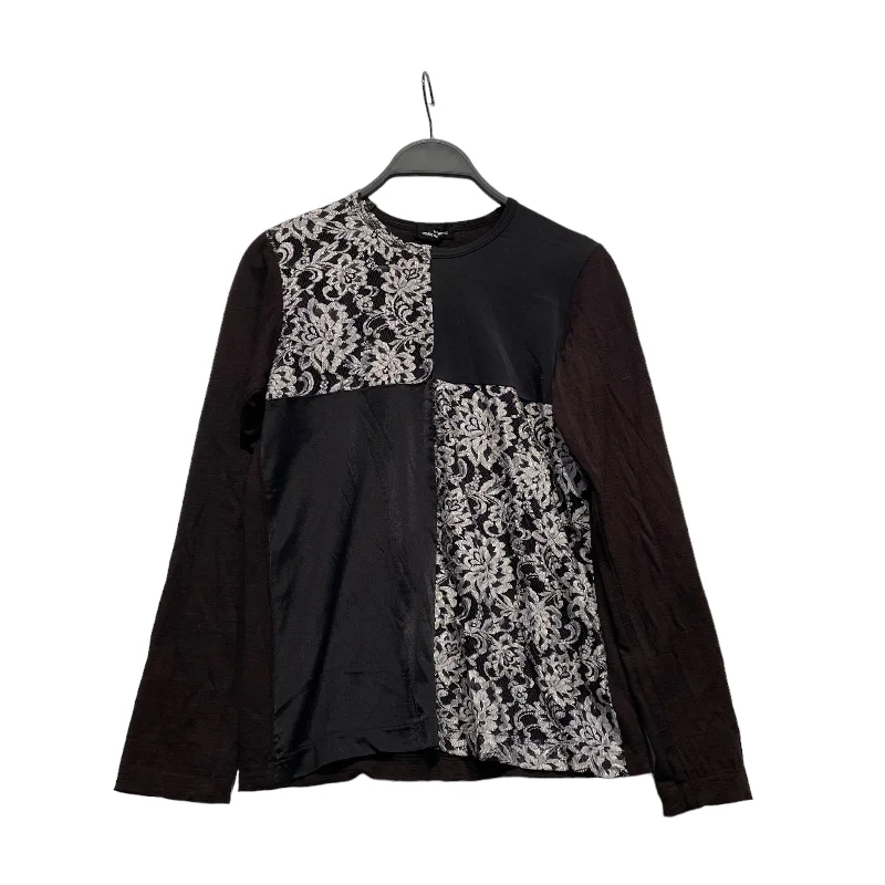 Special Discount tricot COMME des GARCONS/LS T-Shirt/Brown/Wool/All Over Print/TT-040480/TT-040480