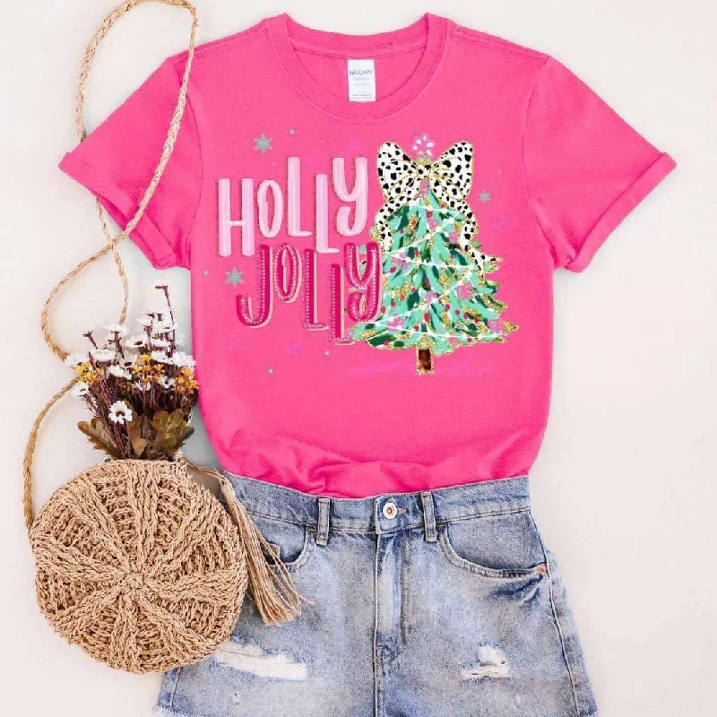 Midnight Sale Holly Jolly Tree Graphic Tee