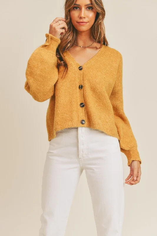 Special Offer Long Sleeve Button Down Sweater Cardigan