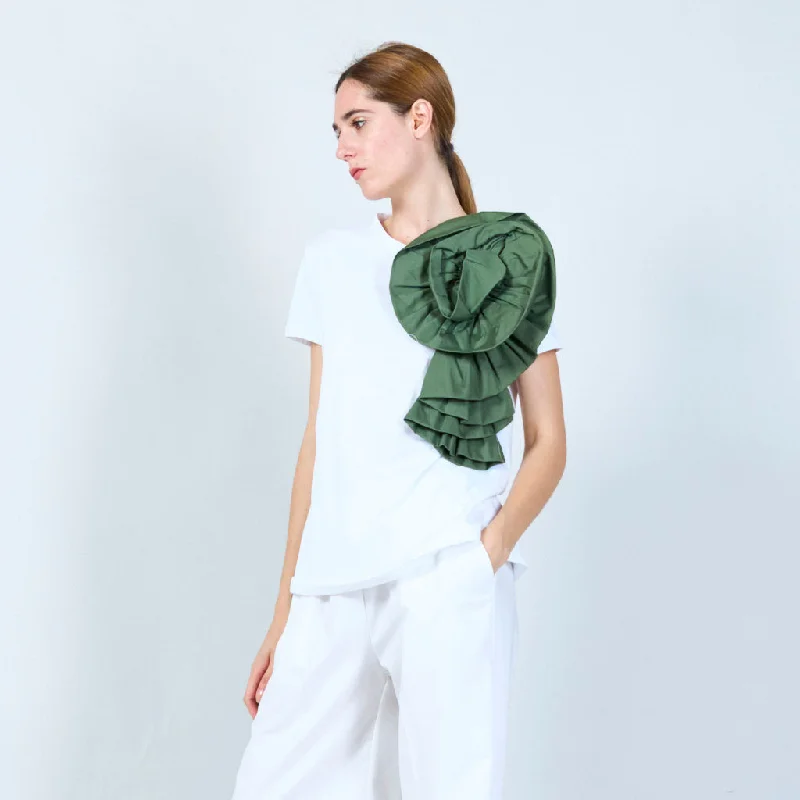 Markdown Sale Floral accent t-shirt wholesale