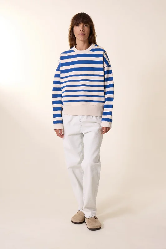 Savings Galore Sweatshirt Siena Siena Jc54 Strip Off-White