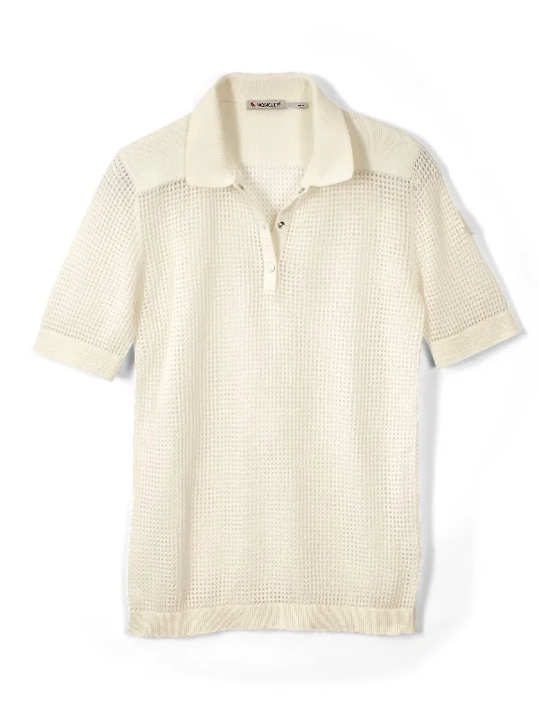 Low Prices Logo Mesh Polo
