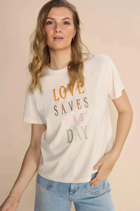 Weekend Savings Extravaganza Mos Mosh Ecru Asa O-SS Colour Tee