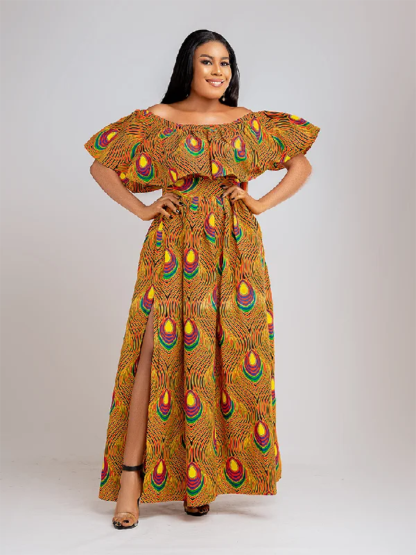 Weekend Bargains Just for You African Print Achol Crop Top