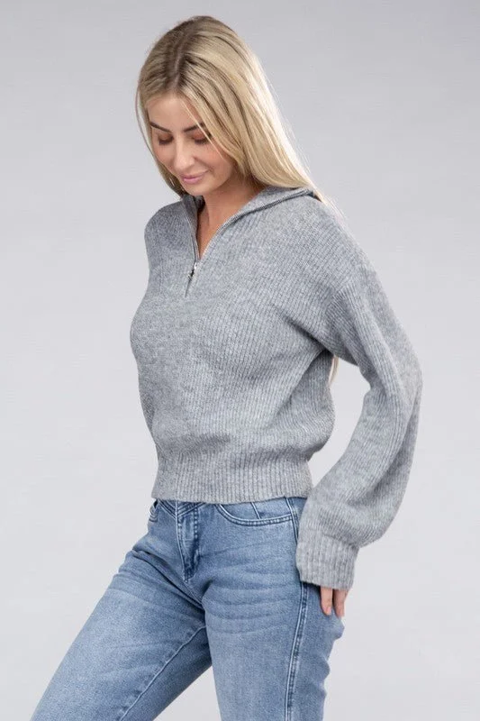 Massive Deal Easy-Wear Half-Zip Pullover