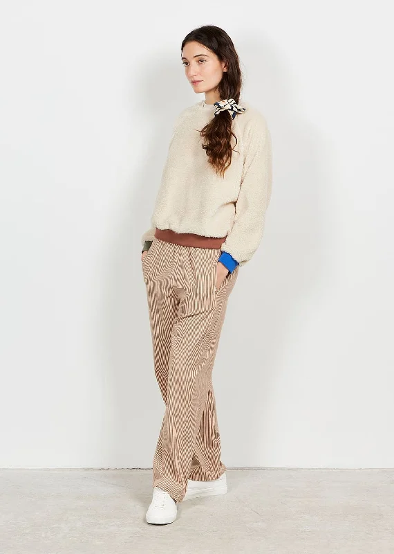 Stock Clearance Sweatshirt Ws02 Femme Sherpa Beige-70