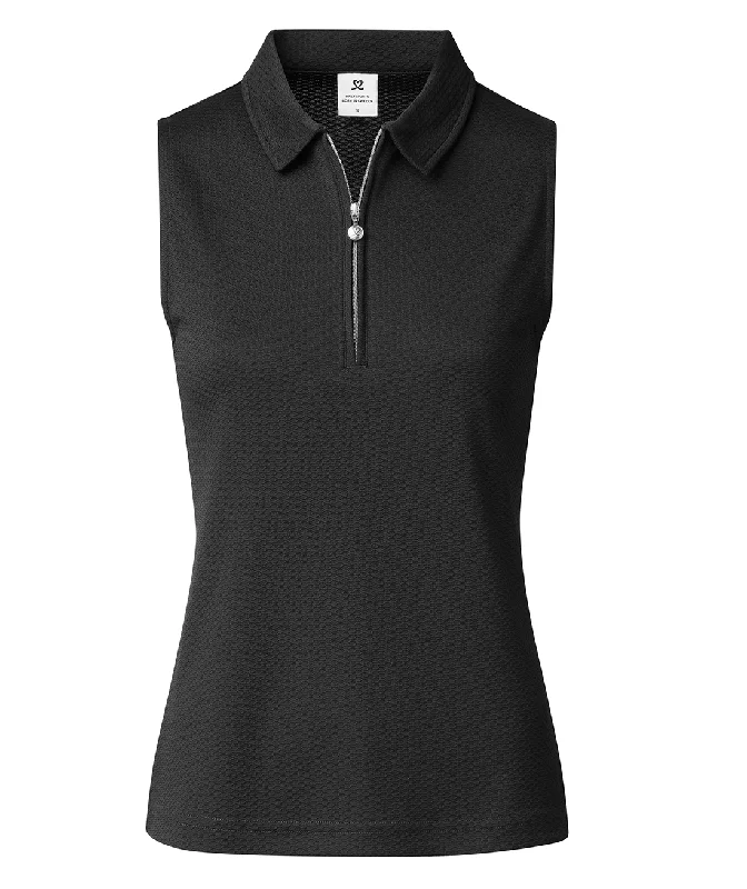 Weekend Offers That Shine DAILY SPORTS Peoria Sleeveless Polo 150 Black