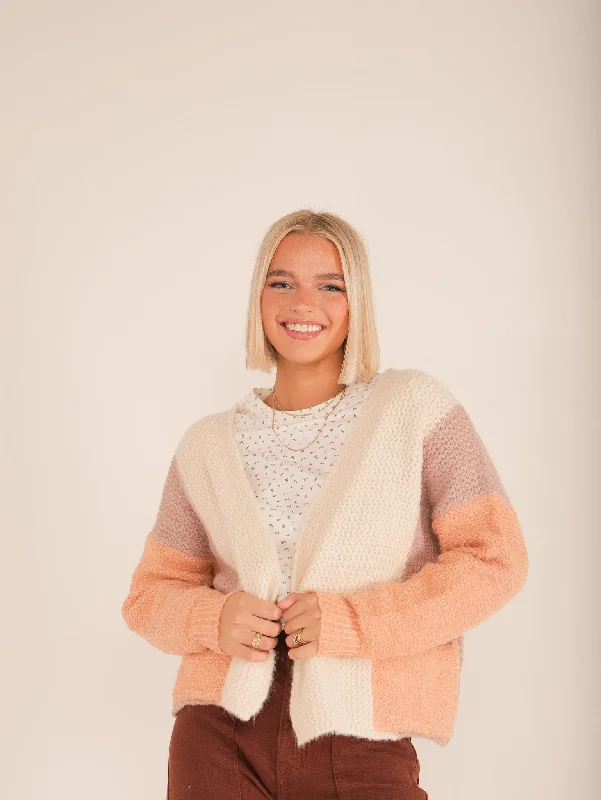 Amazing Deals Alina Colorblock Cardigan