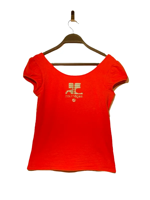 Weekend Discounts to Relish courreges21/T-Shirt/38/Graphic/Cotton/ORN