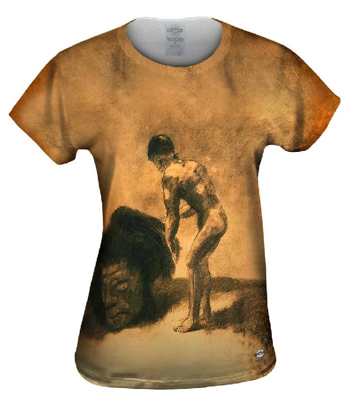 Midnight Madness Odilon Redon - "David And Goliath" (1875)