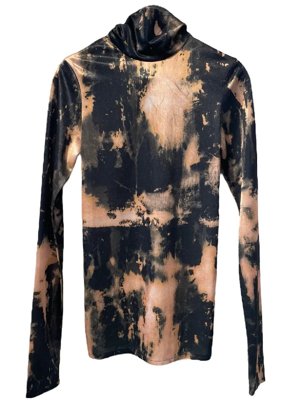 Daily Deals Acne Studios/LS T-Shirt/S/Polyester/BLK/TYE DYE PRINT