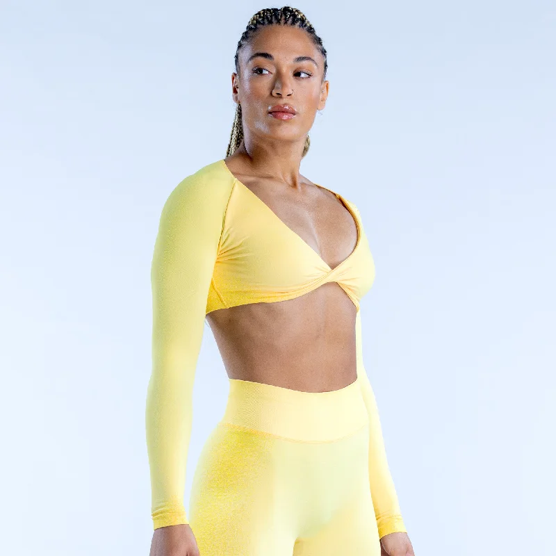 Flash Deals Ignite Twist Front Crop Top