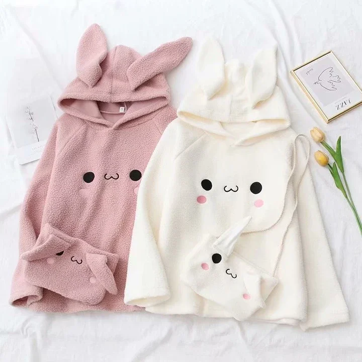Limited Stock Bunny Hoodie W/ Bag AD12590
