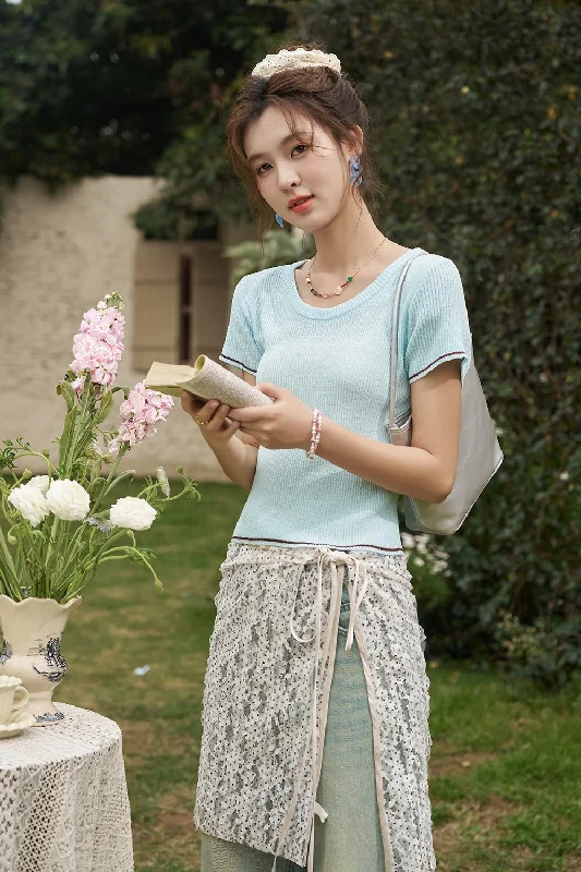 Customer Appreciation Sale Knit T-shirt for Women